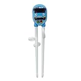 Tayo Training Chopsticks for Right Handed – Beginner for Kids, Edison Educational kitchen Suppliers for Toddlers, Durable Lightweight Portable BPA Free & ABS Plastic (Tayo(Blue))