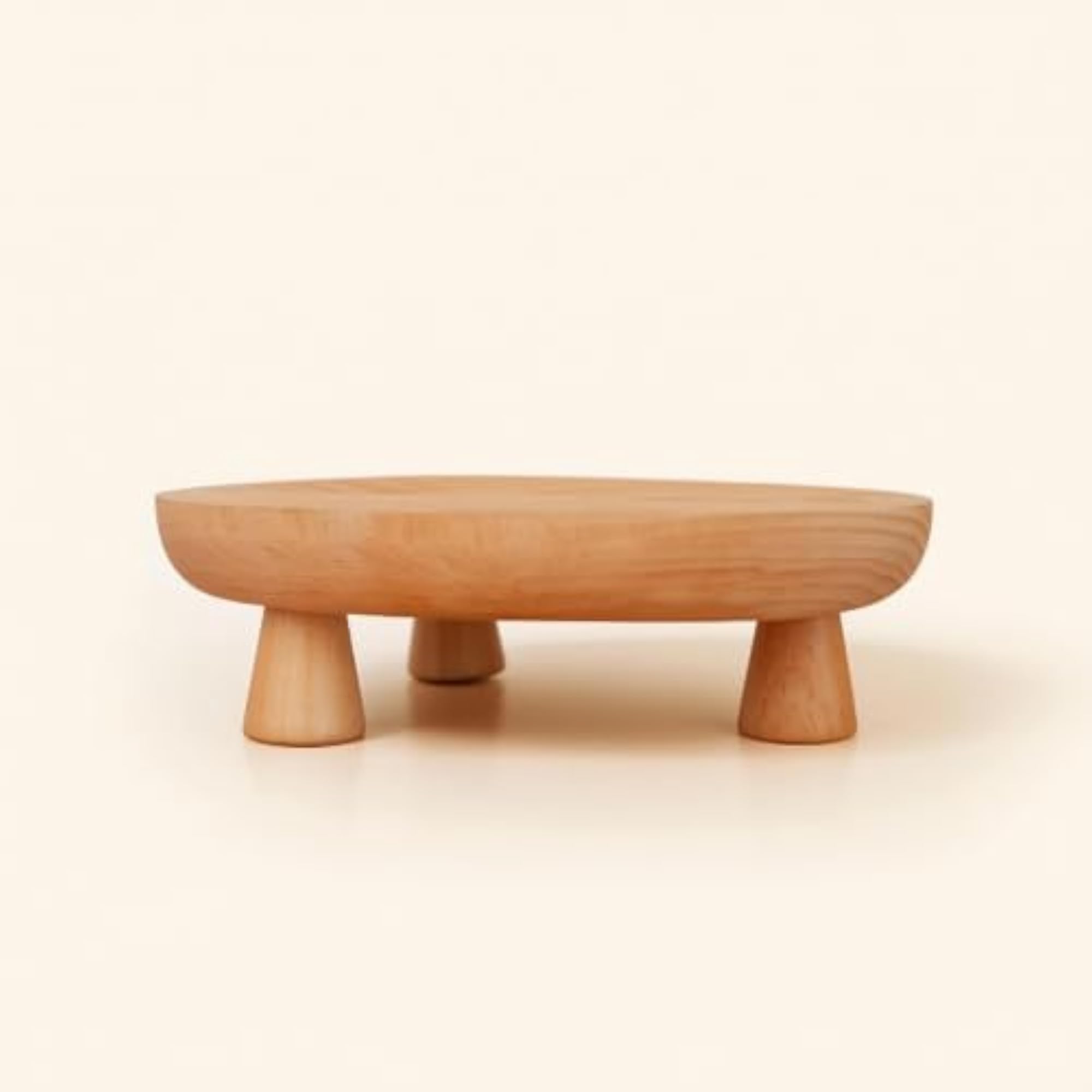 Oval Wood Tray, Minimalist