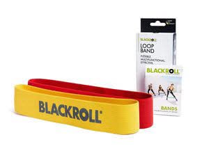Blackroll, set di fasce elastiche, giallo/rosso, giallo/rosso