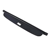 Callume Hutablage Laderaumabdeckung Kofferraumabdeckung Gepäckraumabdeckung Schwarz Kompatibel mit VW Touran 5T 2015-2025 5TA867871 5TA867871A 5TA867871C