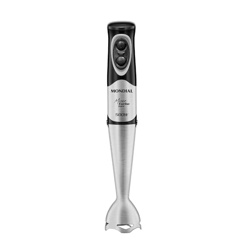 Mixer Turbo Inox, Mondial, Preto/Inox, 500W, 220V - M-16-BI