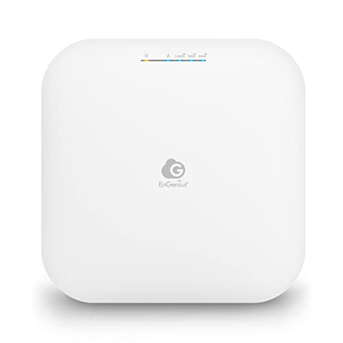 EnGenius Cloud Managed ECW336 Wi-Fi 6E 4x4 Indoor Ceiling Mount Tri-Band Access Point