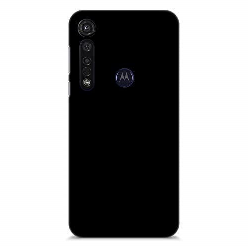 Image of Mobile Back Cover Case for Motorola Moto G8 Plus (Silicone Case|CameraProtection|Black SC1510)