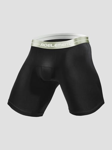 AORGSVI Men's Underwear Boxer Briefs 5-Pack, Modal Breathable Underwear, Moisture-Wicking, Regular Leg3