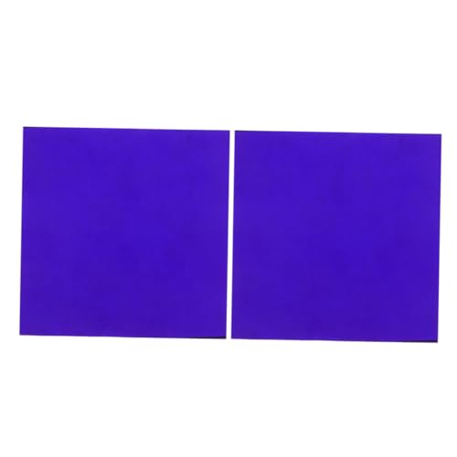 Abaodam 2pcs Cobalt Glass Plates for Chemistry Experiments Heat Resistant Color Reaction Glass Sheets Easy to Clean Laboratory Tools for School Science Labs
