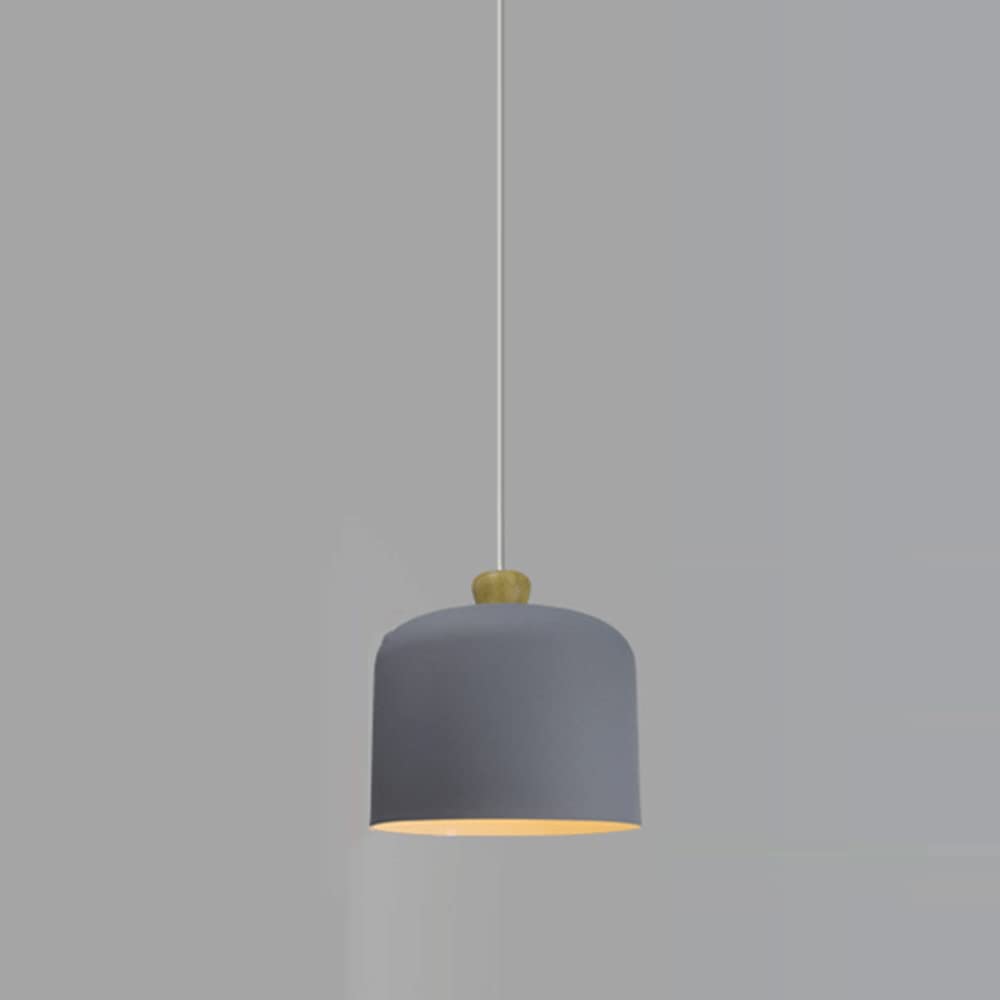 Lustre industriel E27 design moderne en métal noir pour bar rétro
