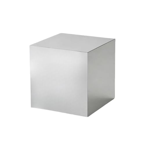 TAYTHIミラーサイドテーブル ミラーソファサイドテーブル ベッドサイドキュービックディスプレイスタンド ミラーアクリルスクエアディスプレイスタンド サイドテーブル ウィンドウベース装飾小道具、ベッドサイドテーブル、ミラーアクリルスクエアサイドテーブル
