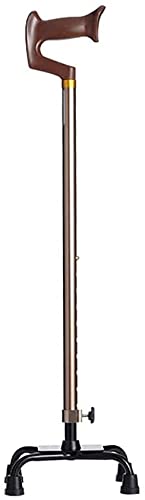 Canes Portable Big Four-Foot Telescopic Cane Old Man's Walking Stick Crutches Walking Stick with Hospital