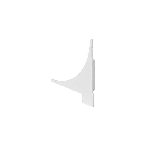 SLV GLENOS end Cap for Shelf Profile/White