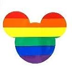 Rainbow Mouse Static Cling