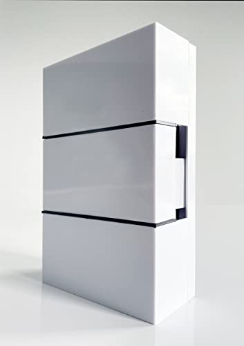 Heidemann Zweiklang-Gong Ibis 8 V (Empfänger, Lautstärke 82 dB, Farbe reinweiß, Türklingel, Gong, Funkklingel) 70169