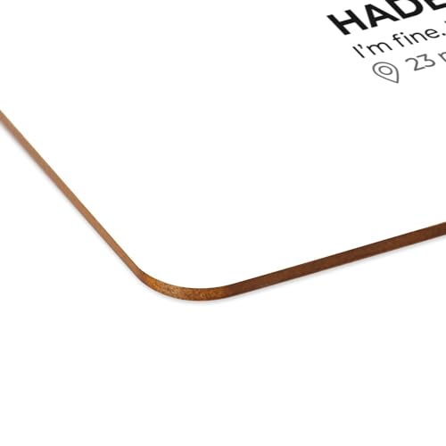Napperons blancs en liège haut de gamme Hades Hell grand format pour table moderne
