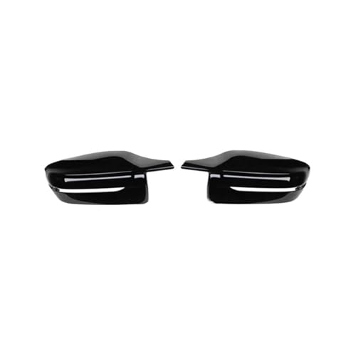 Coque de rétroviseur BMW G30 G20 G22 G11 motif carbone brillant pour séries 3 4 5 7