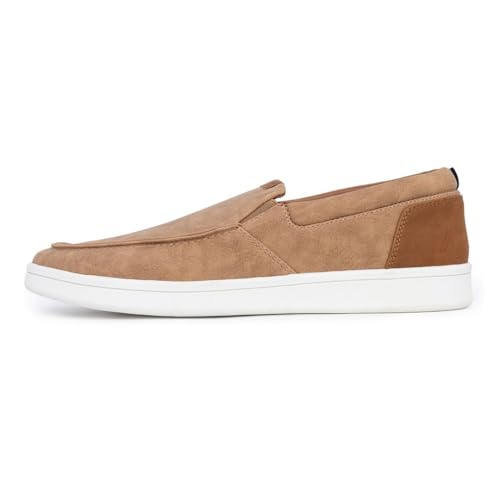 Image of Nautica Men's Slip-On Loafers Casual Moc Toe Sneakers Boat Shoes Slipper for Men - Lightweight & Comfortable - Derwin