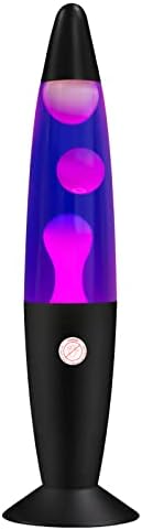Vanful Purple Liquid Motion Lamp for Adults and Kids Magma Motion Lamps with White Wax Flows for Home Christmas Thanksgiving Day Decoration Cool Nightlight Lamp with Black Base