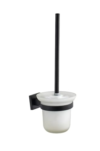 Wall Mounted Toilet Brush Set - Household Toilet Brush Cleaner with Holder - Space-Saving, & Easy to Clean - Essential Bathroom Cleaning Tool