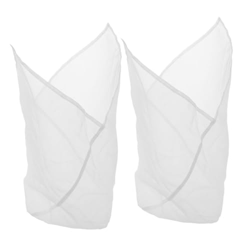 GALPADA 2 Piezas Bolsa de arroz al vapor bolsas de gasa para colar forro de vapor de arroz servilleta de arroz de malla red de olla arrocera suministros de vapor paño humeante blanco