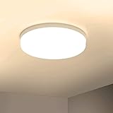 【Performance Rendimiento de alto brillo】 Con 3240 lúmenes, gran superficie emisora de luz y luz led de 36 vatios incluida, la luz de techo puede iluminar la mayoría de las áreas de la habitación. Reduzca efectivamente el espacio muerto de la iluminación, brindándole la mejor experiencia de uso de la luz