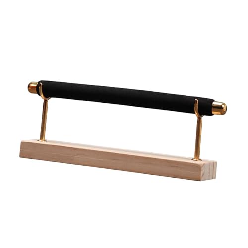 YIXANNX Estante de almacenamiento de anillos Organizador de almacenamiento de joyas con varilla de esponja Organizador de anillos, Negro, 1 capa