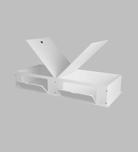 Image of Cyprus Multipurpose Diwan /Single Bed with Storage | Engineered Wood | Single Box Bed | White Finish | Space-Saving Design | Easy Knock-Down Assembly