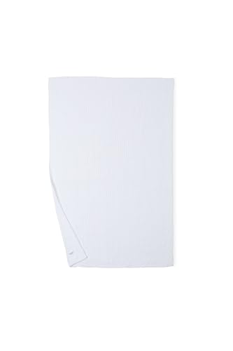 Image of Barefoot Dreams CozyChic Ribbed Throw, White, 54 inchx72 inch