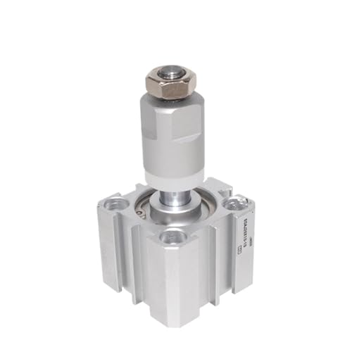 Cilindro SDAJ12 compacto regulable de carrera doble vástago para automatización industrial 4