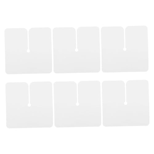 Ipetboom 6pcs Hair Extension Glue Durable Heating Guard Templates for Precise Placement and Styling of Hair Extensions