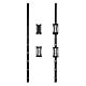 HGR20 1000mm linearführung set,2 Stücke 1000mm Linearschienen und 4 Stücke HGH20CA Gleitblock Schiebeblock
