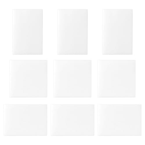 Zegnuem Transparente Haftnotizen Transparent Durchsichtige Sticky Notes Notizzettel Repositionable Clear Memo Pads Self-Adhesive Erasable 450 Blätter (76x50mm/76x76mm/76x100mm)
