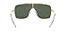 Ray-Ban Unisex RB3697 Wings II Square Sunglasses, Gold/Dark Green, 35 mm