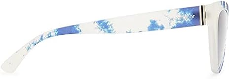 VonZipper Women's Sunglasses Ya Ya! Acid Wash Blue/Grey Blue Gradient Lens (Acid Wash Blue, One Size)