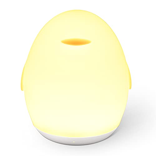 Image of Loycco Baby Night Light, Rechargeable Night Lights for Kids Room with 8 Colors Changing, Dimmable Nursery Night Light with Touch Control, Timer, Night Light Lamp for Breastfeeding, Up to 100H