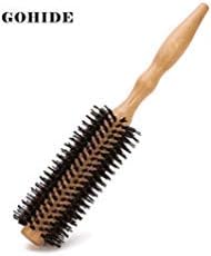 GOHIDE A Natural Boar Bristles And Nylon Brush,Eco-Friendly Styling Hair Brush