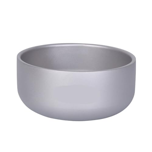 BFHRDESX Compatible for Boundless Voyage Titanium Double-Wall Bowl, 200ml/420ml Outdoor Camping Tableware for Adults and Children(200ml-Ti1083T)