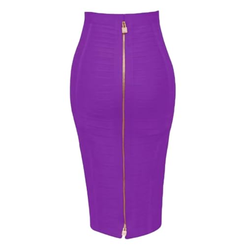 Jupe femmes été violette coupe fluide et légère disponible en taille 52