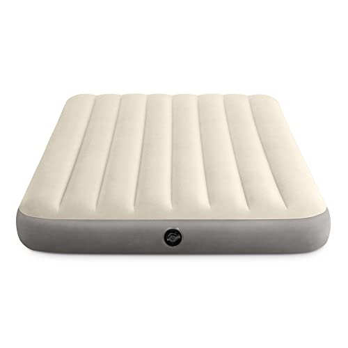 Intex Plastic 64102E Dura-Beam Air Mattress, Full, Beige