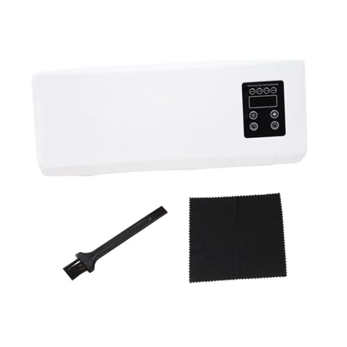 Mini aire acondicionado dividido, sistema de bomba de calor, calentador de aire portátil, temporizador montado en la pared, inteligente for el hogar, sala de estar y dormitorio(EU Plug with Hanger)