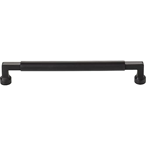 Top Knobs Cumberland Pull 7 9/16 Inch (c-c) Flat Black