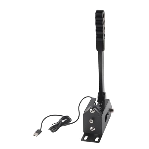 Akozon 64Bi USB-Handbremse für PC-Gaming - Höhe für Gamepads & Lenkradhalterungen