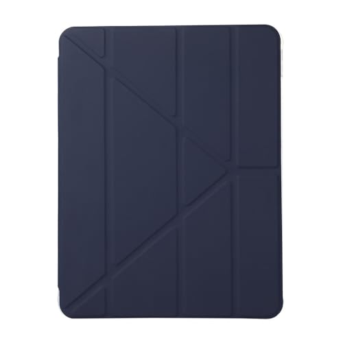 Étui iPad Pro 13 M5 2025 bleu foncé coque silicone antichoc