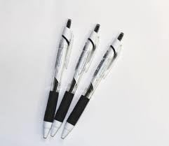 Uni-ball Jetstream Extra Fine Point Retractable Roller Ball Pens,-rubber Grip Type -0.5mm-black Ink-value Set of 3
