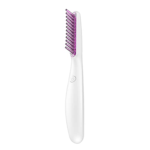Photon Massage Comb, UNEE Electric Soft-Light Vibration Massage Comb Hair Maintenance Relieve Fatigue Three Wavelengths for Scalp Care Hair Care Tools