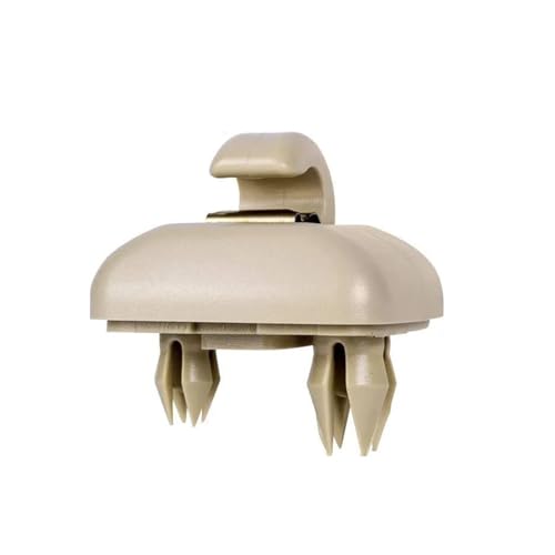 QASTGDE 1/2個 車用サンバイザークリップ グレー インテリアハンガーフッククリップブラケット A1 A3 S3 A4 S4 対応 A5 S5 Q3 Q5 8U0857562A グレー(Beige-1pcs)