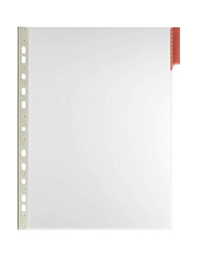 Durable Sichttafel Function Panel A4, Beutel à 5 Stück, rot, 560703