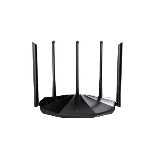 Tenda Roteador WiFi inteligente TX2 Pro WiFi 6 AX1500, roteador WiFi 6 de banda dupla Gigabit sem fio, 5 antenas de alto ganho 6dbi, 3 portas LAN Gigabit, WPA3+OFDMA+MU-MIMO (Preto)
