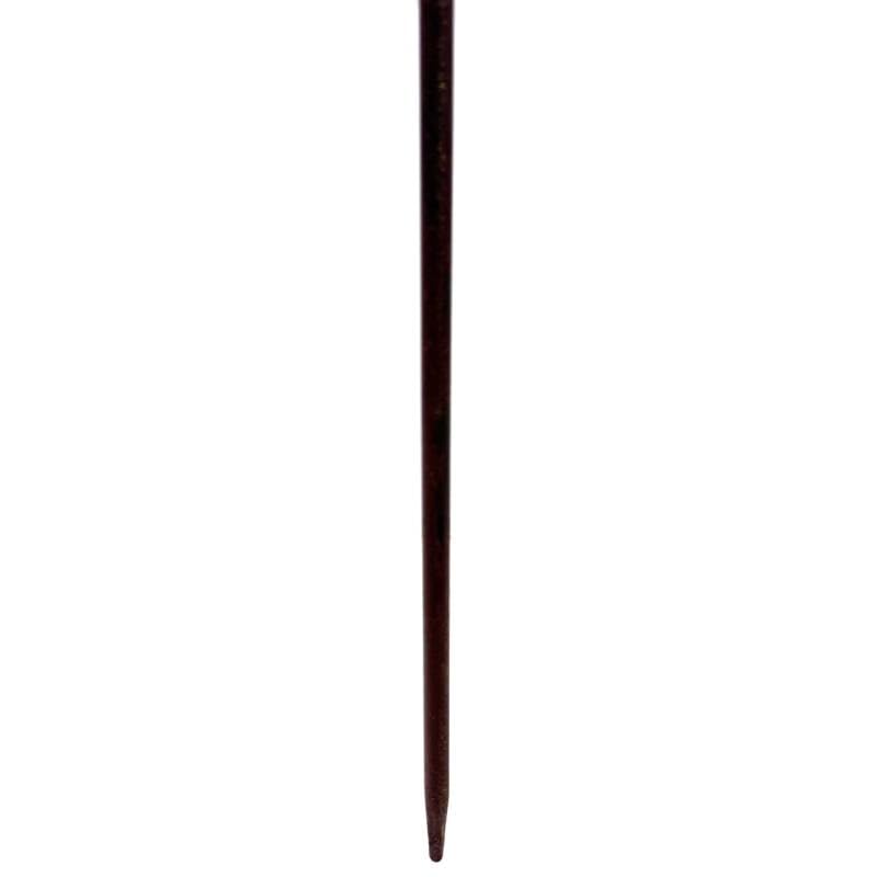 Pluviomètre à Piquer Tuteur à Plantes Déco de Jardin Corbeau Parapluie Vert en Acier et Verre 10x18x132cm