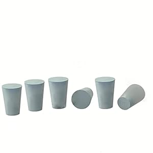 Dugo Konische Gummistopfen 6Stück Naturkautschuk Pfropfen