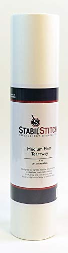 Medium (4,8 oz.) Firm Tearaway 50,8 cm x 22,9 m Rolle