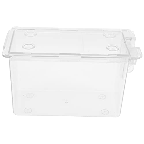 Yardwe Transparent Poker Cards Case Deck Capacity Storage Box for Organizing Crafts Jewelry More Elegant Design Sturdy Practical for Home Events