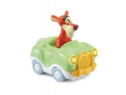 Tut tut Cabriolet Magique Tigrou - pour Disney Bolide Collection Winnie - Jouet Musical decouvertes - Set Voiture et 1 Carte Animaux
